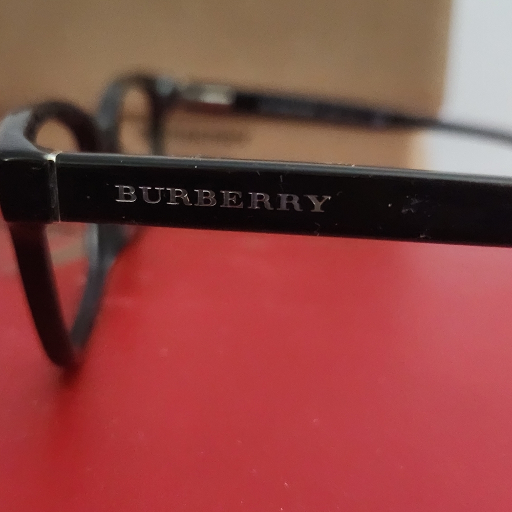 Burberry B 2201-F Black Square Eyeglass Frames 54-17-140 | MSRP $265 - Picture 4 of 10
